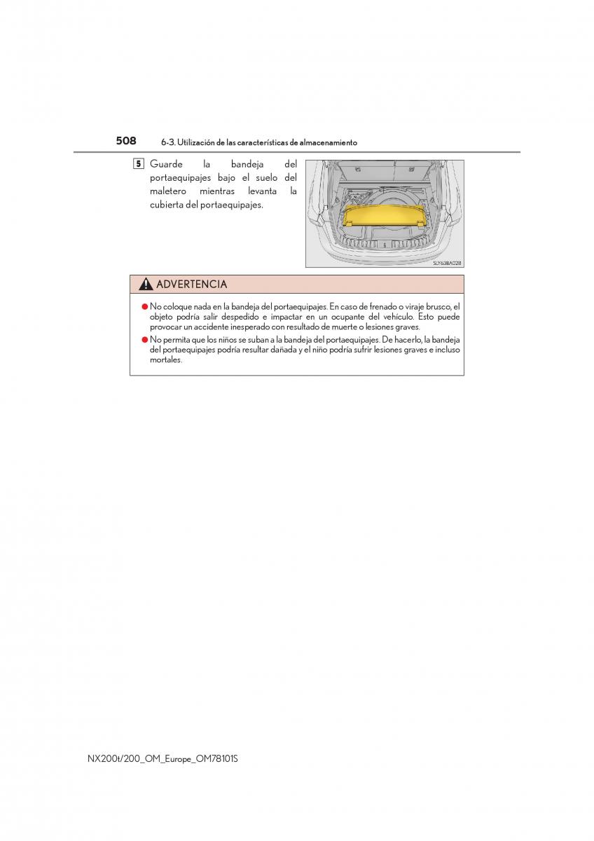 Lexus NX manual del propietario / page 508