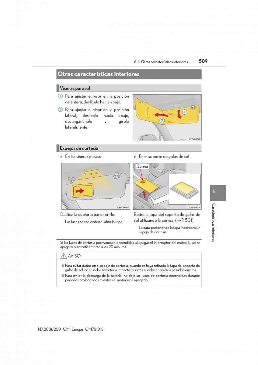 Lexus NX manual del propietario / page 509