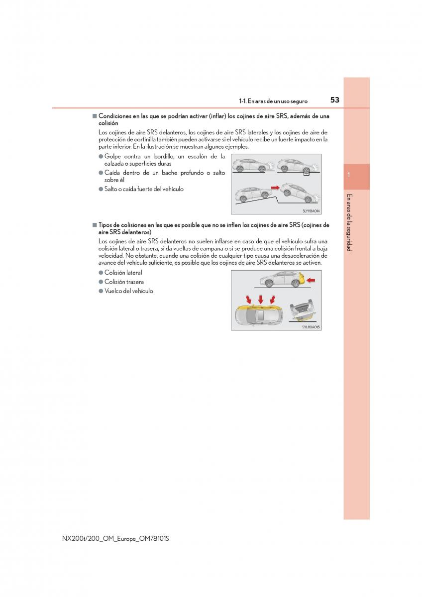 Lexus NX manual del propietario / page 53