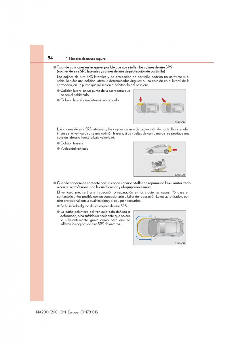 Lexus NX manual del propietario / page 54