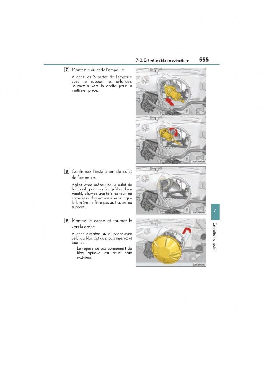 Lexus NX manuel du proprietaire / page 557