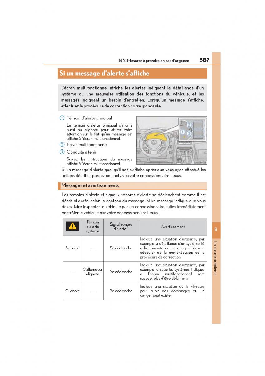 Lexus NX manuel du proprietaire / page 589