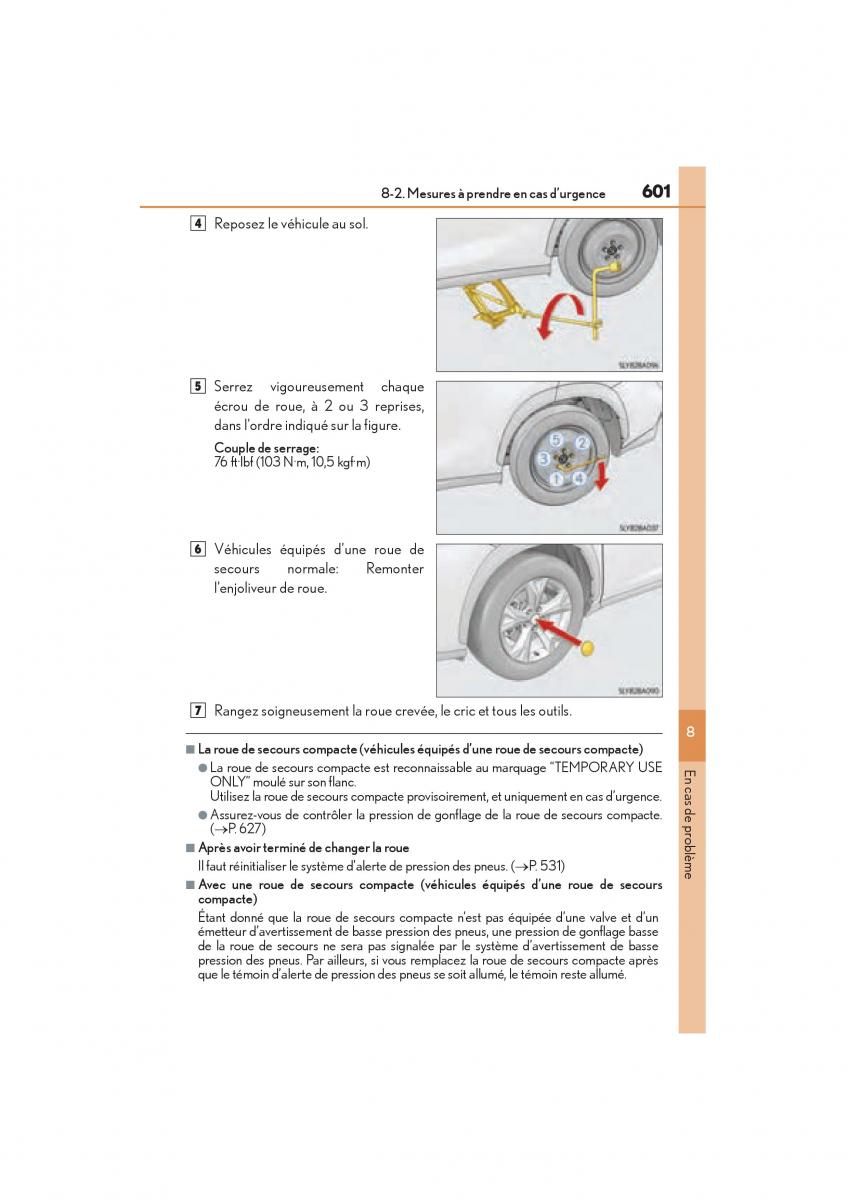 Lexus NX manuel du proprietaire / page 603