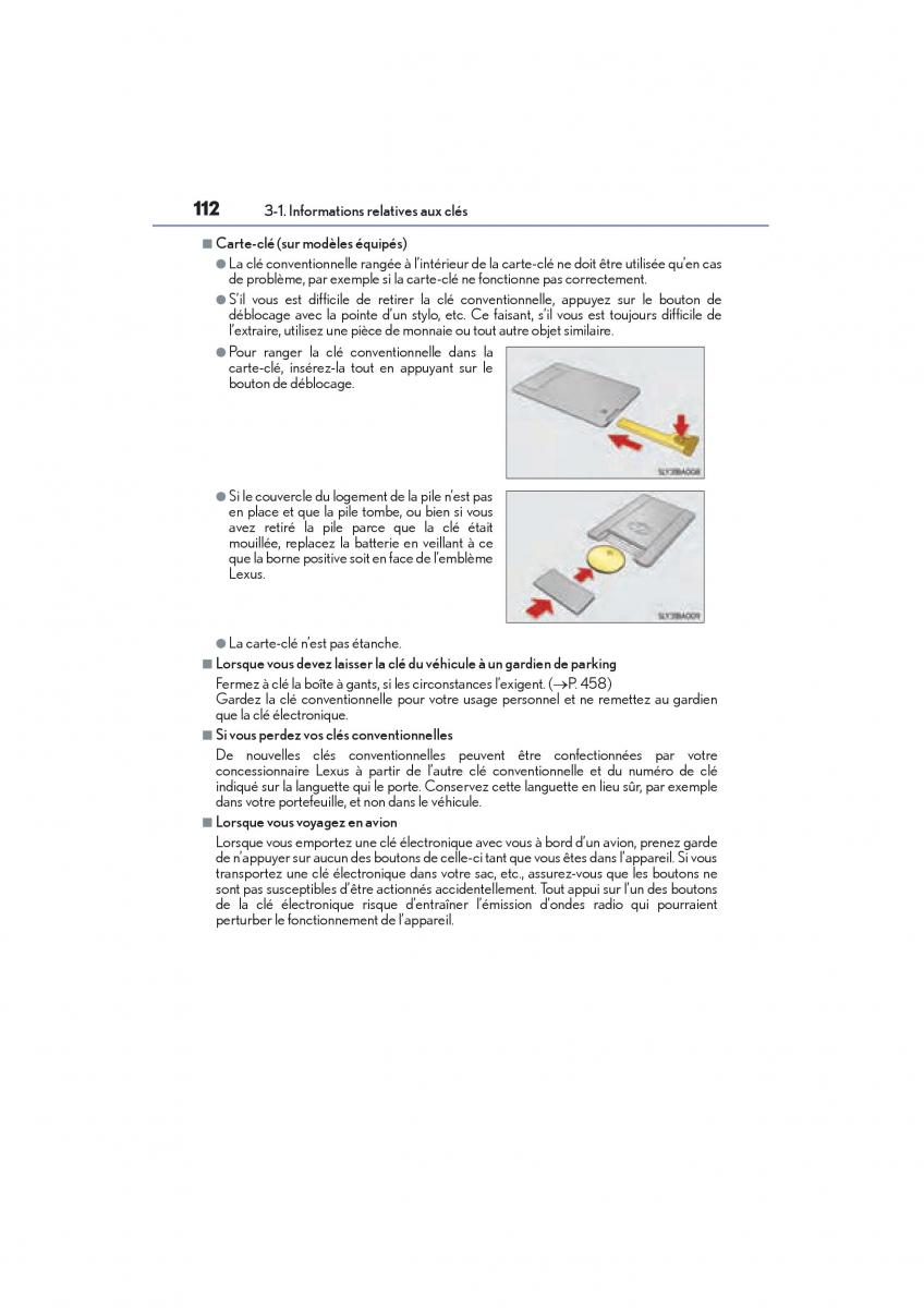 Lexus NX manuel du proprietaire / page 114