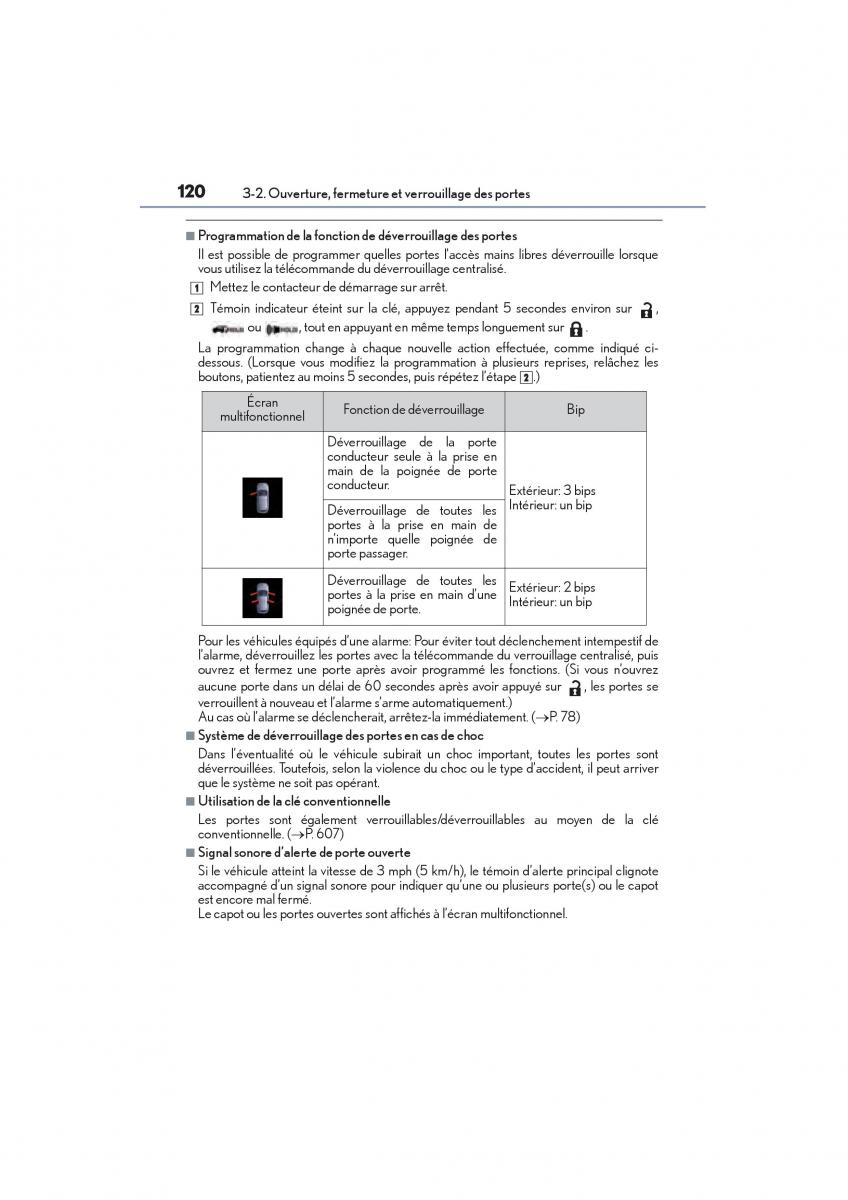 Lexus NX manuel du proprietaire / page 122