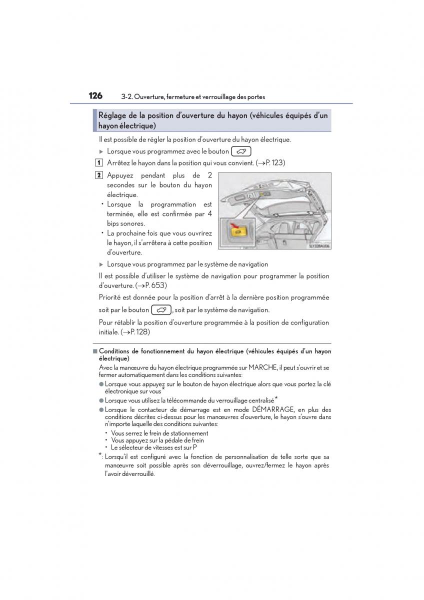 Lexus NX manuel du proprietaire / page 128