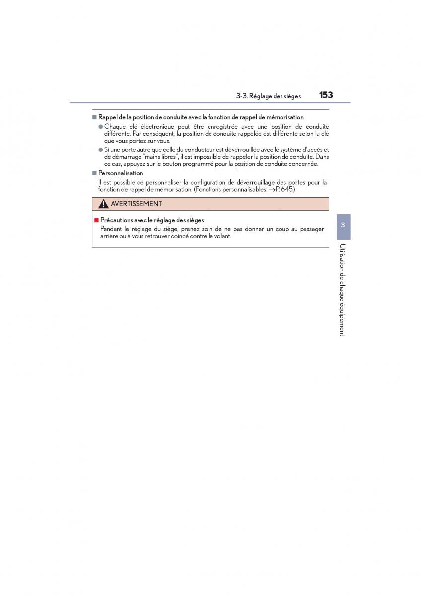 Lexus NX manuel du proprietaire / page 155