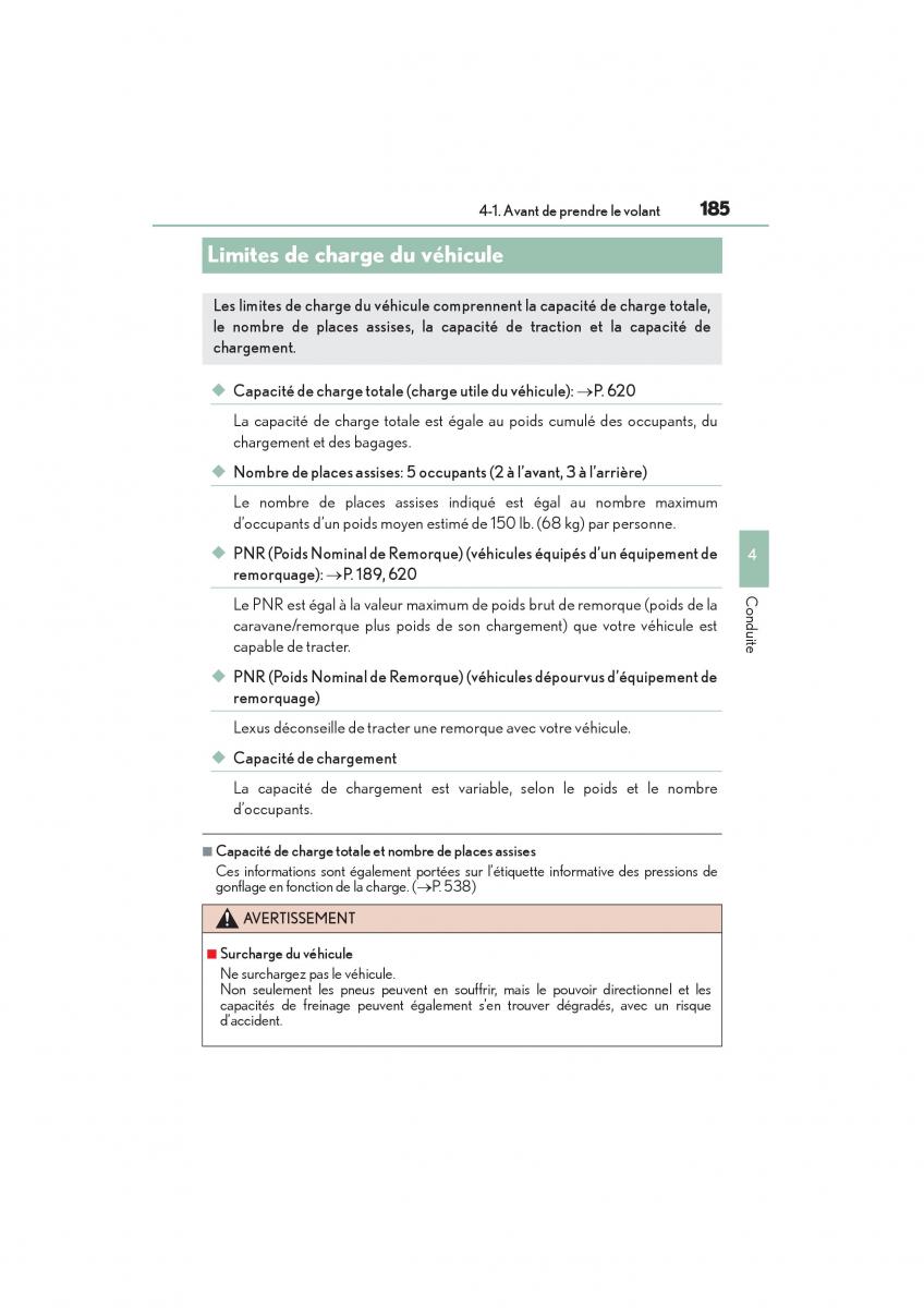 Lexus NX manuel du proprietaire / page 187