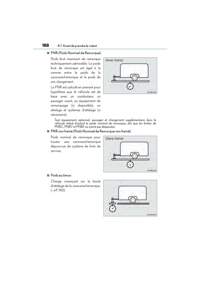 Lexus NX manuel du proprietaire / page 190