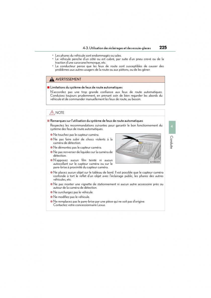 Lexus NX manuel du proprietaire / page 227