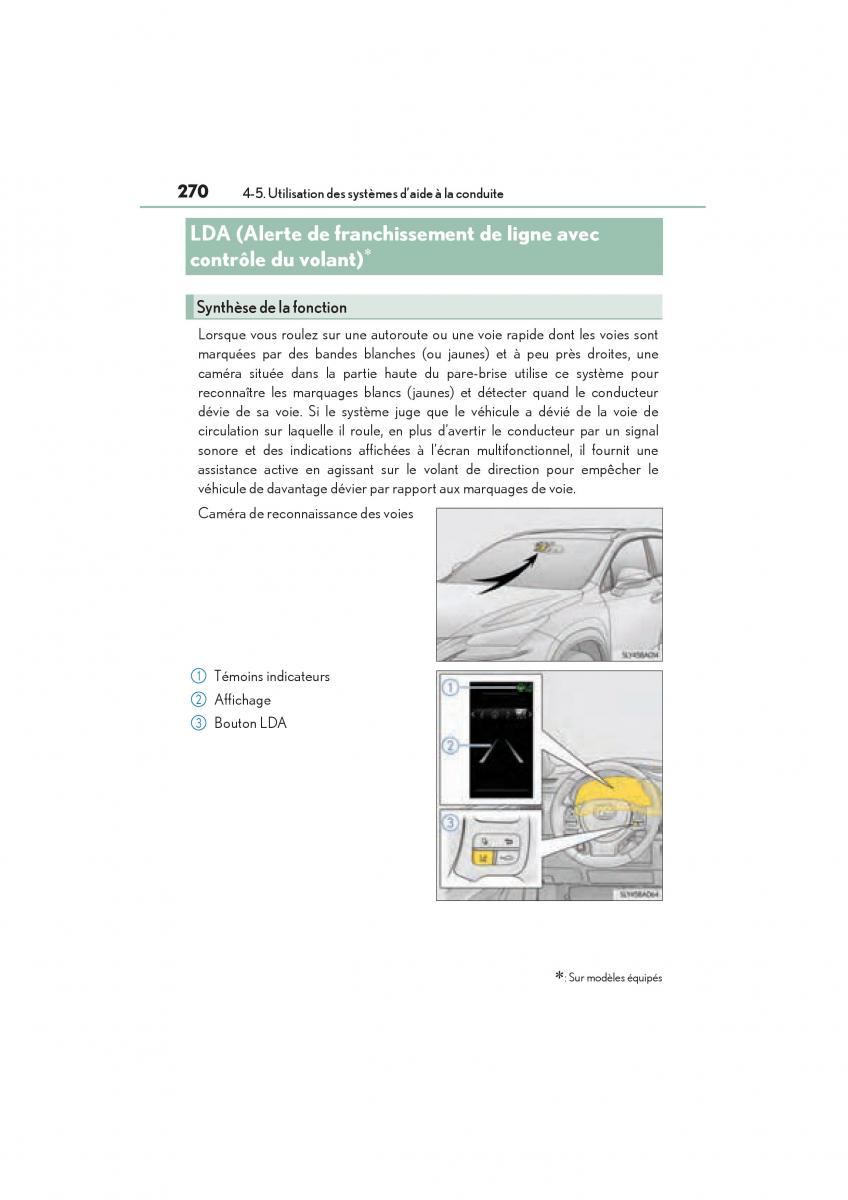 Lexus NX manuel du proprietaire / page 272