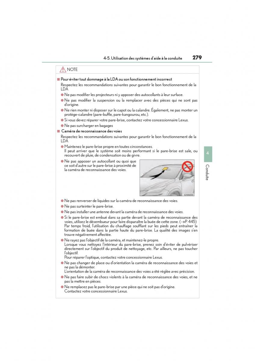 Lexus NX manuel du proprietaire / page 281