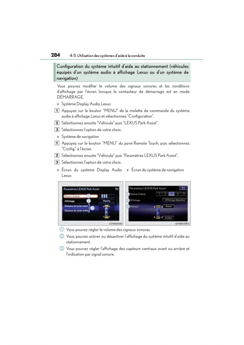 Lexus NX manuel du proprietaire / page 286