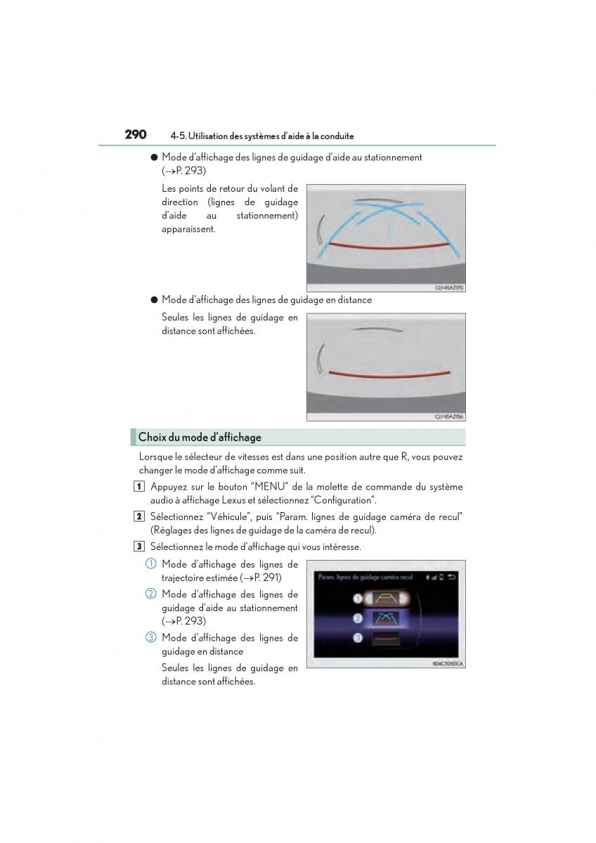 Lexus NX manuel du proprietaire / page 292