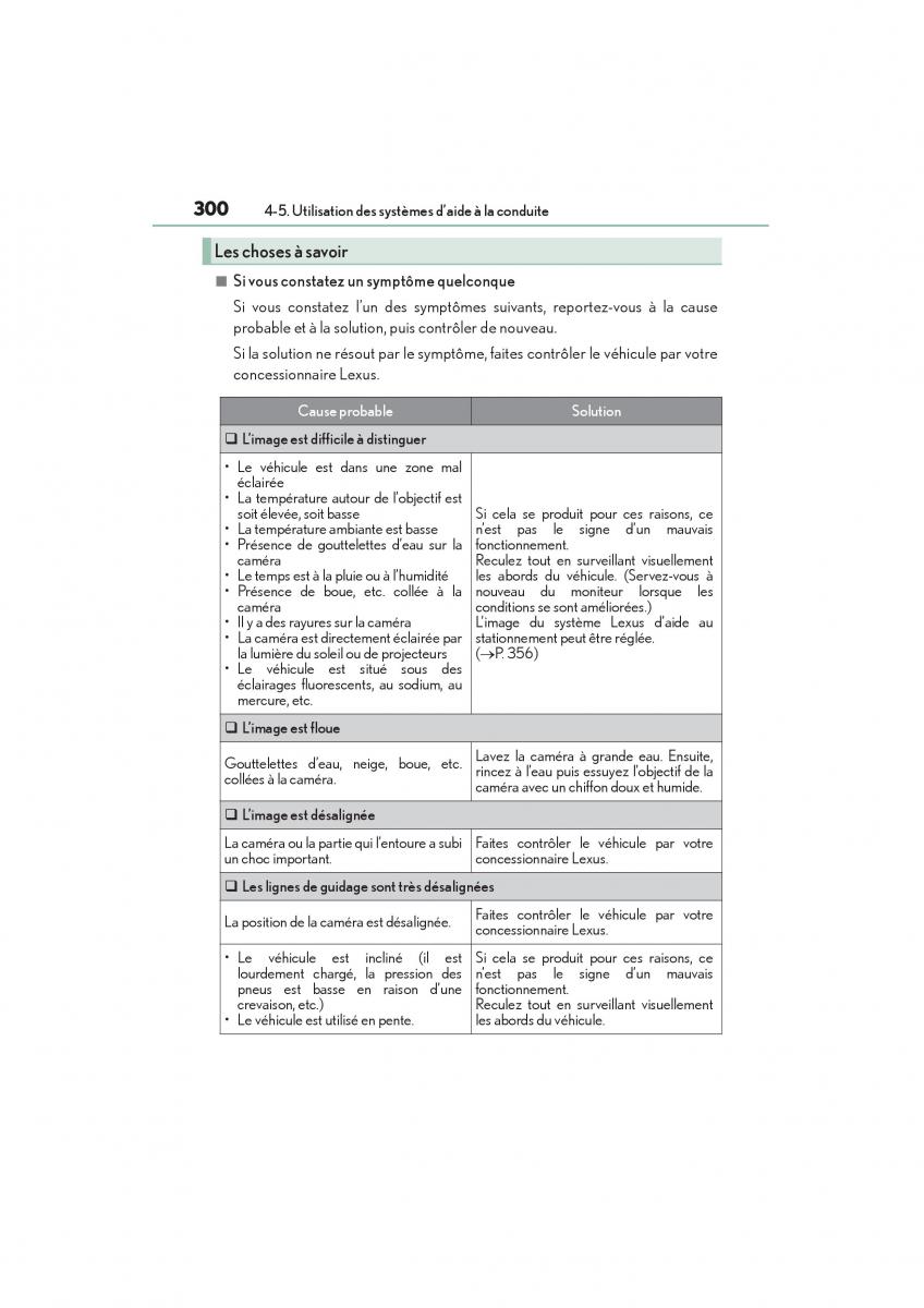 Lexus NX manuel du proprietaire / page 302