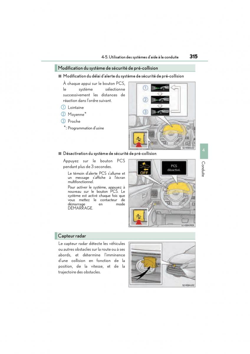 Lexus NX manuel du proprietaire / page 317