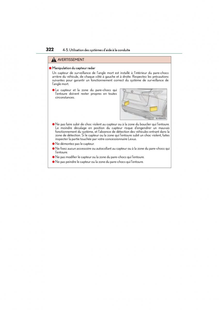 Lexus NX manuel du proprietaire / page 324