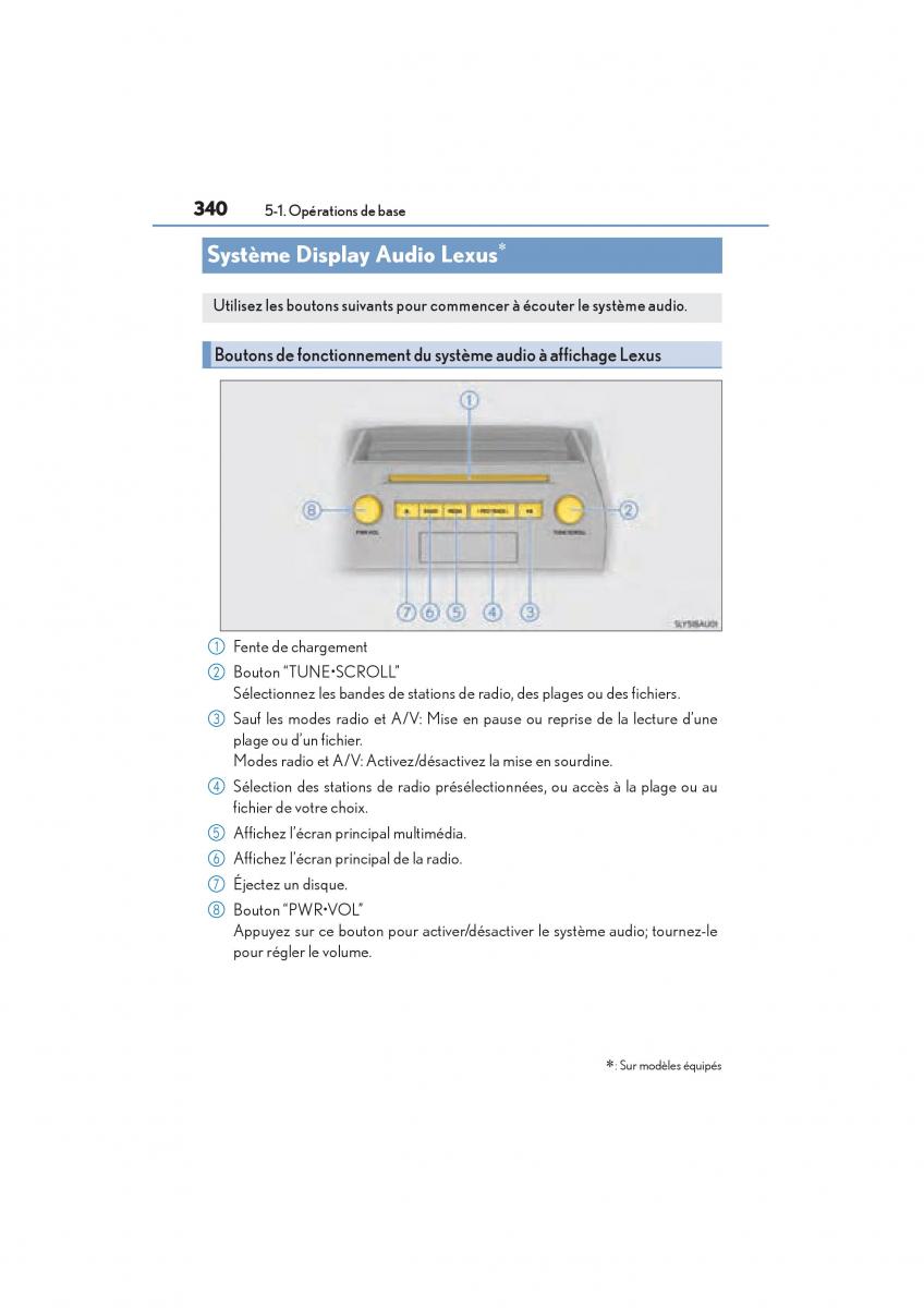 Lexus NX manuel du proprietaire / page 342