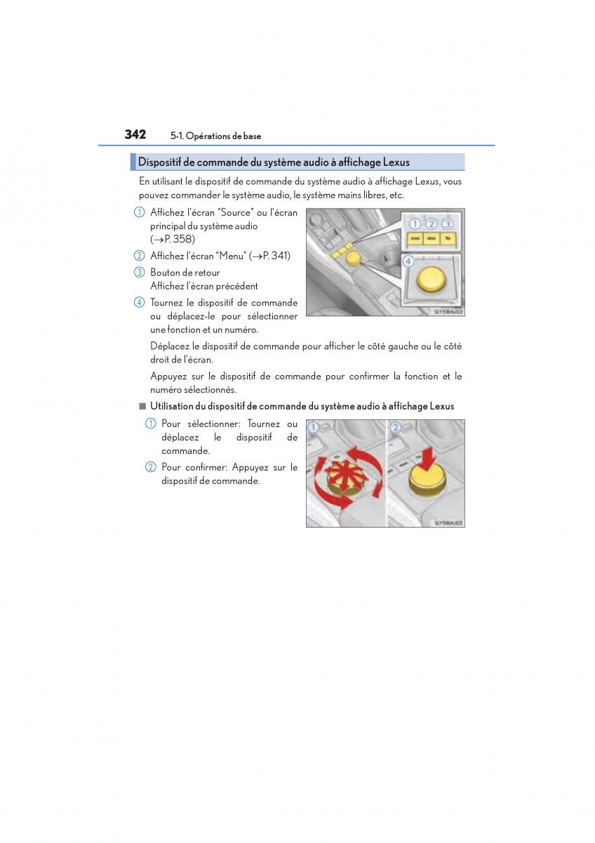 Lexus NX manuel du proprietaire / page 344