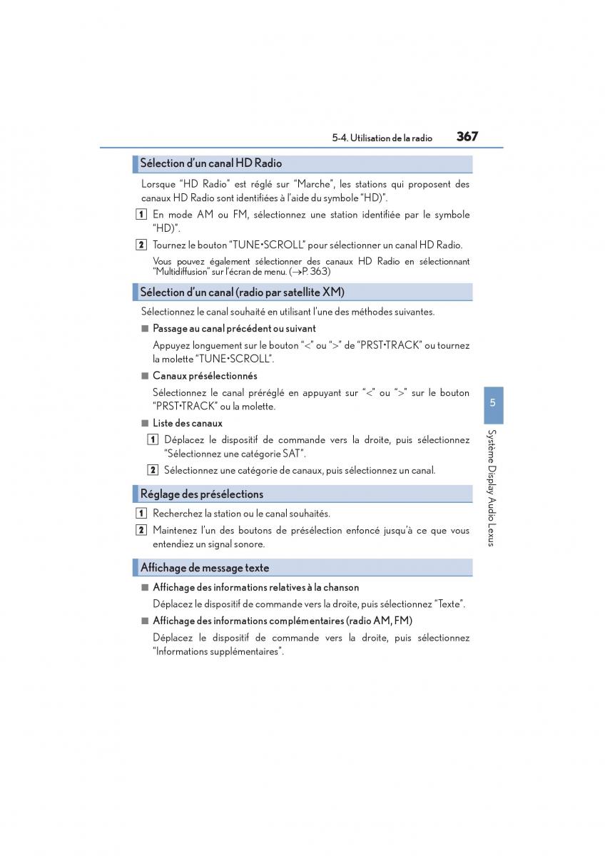 Lexus NX manuel du proprietaire / page 369