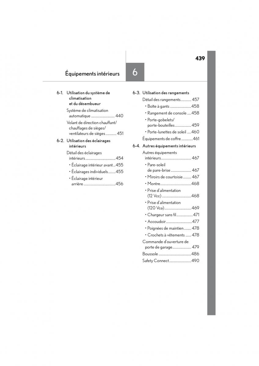 Lexus NX manuel du proprietaire / page 441