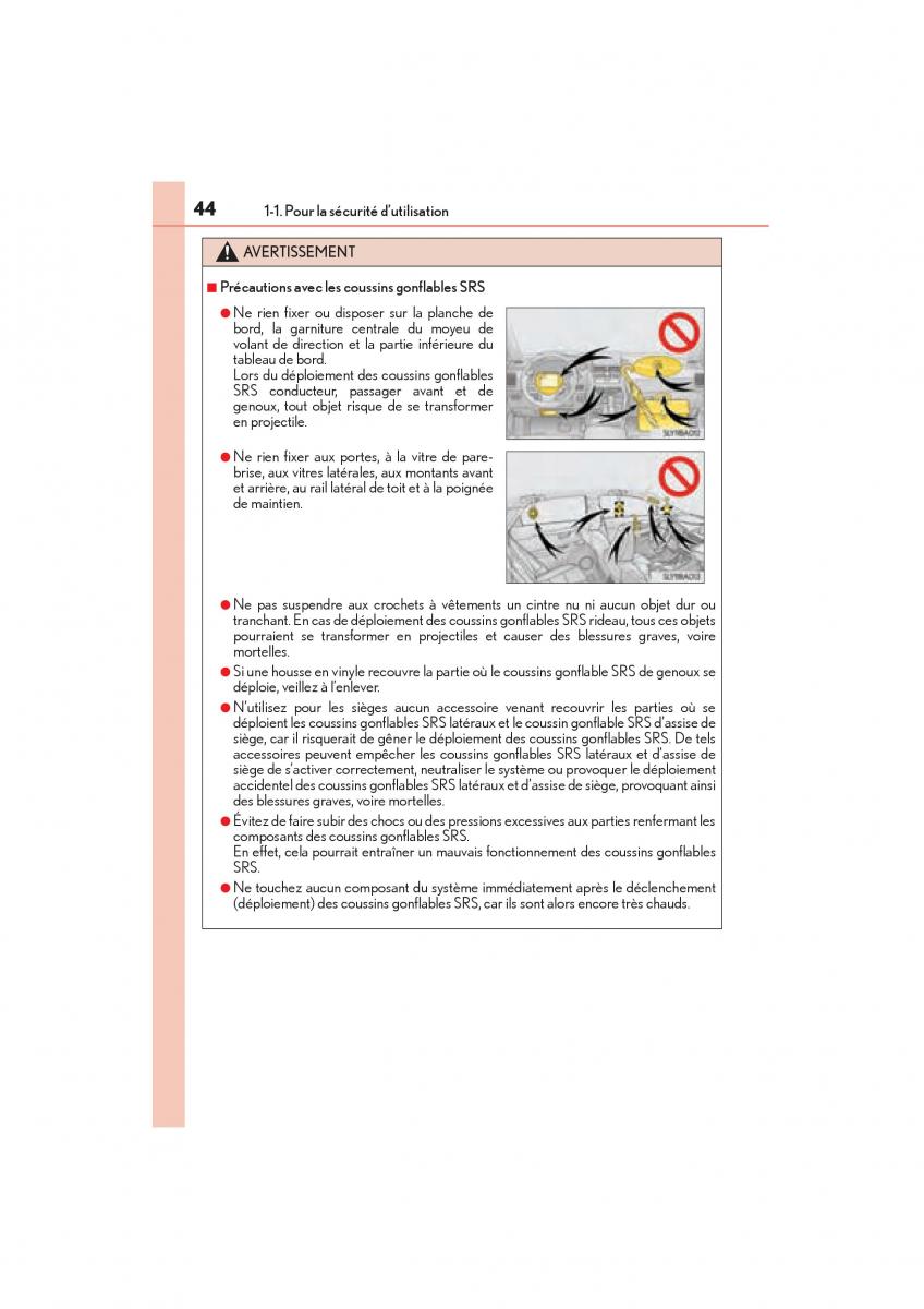 Lexus NX manuel du proprietaire / page 46