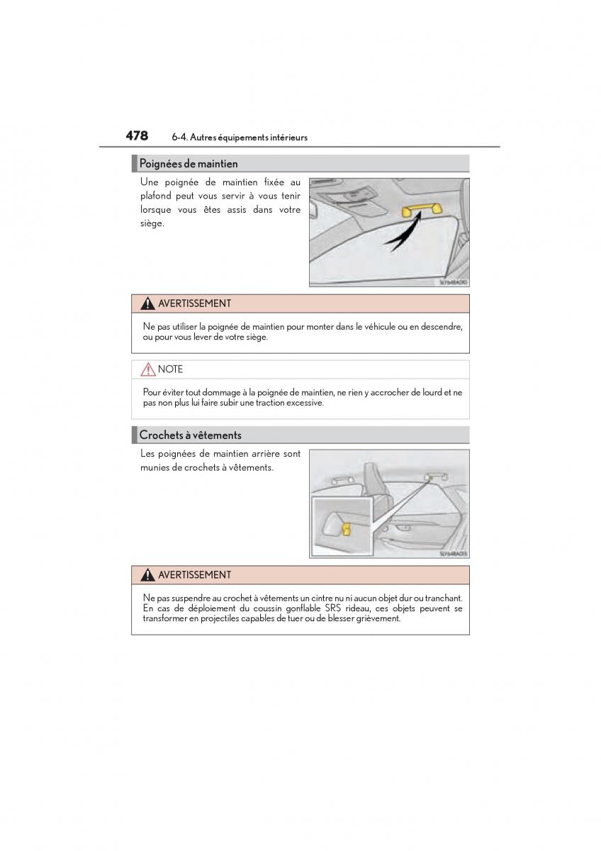 Lexus NX manuel du proprietaire / page 480