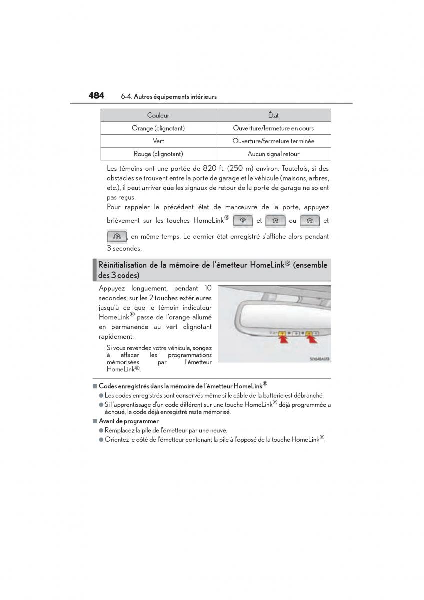 Lexus NX manuel du proprietaire / page 486