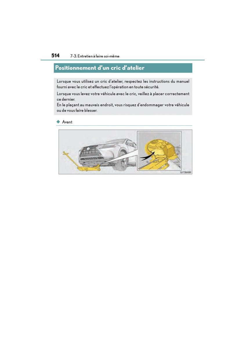 Lexus NX manuel du proprietaire / page 516