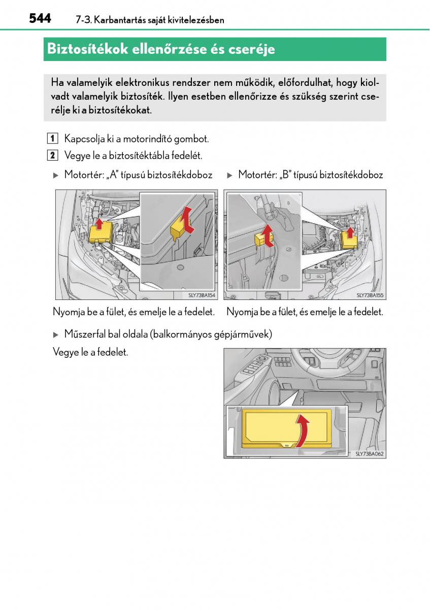 Lexus NX Kezelesi utmutato / page 544