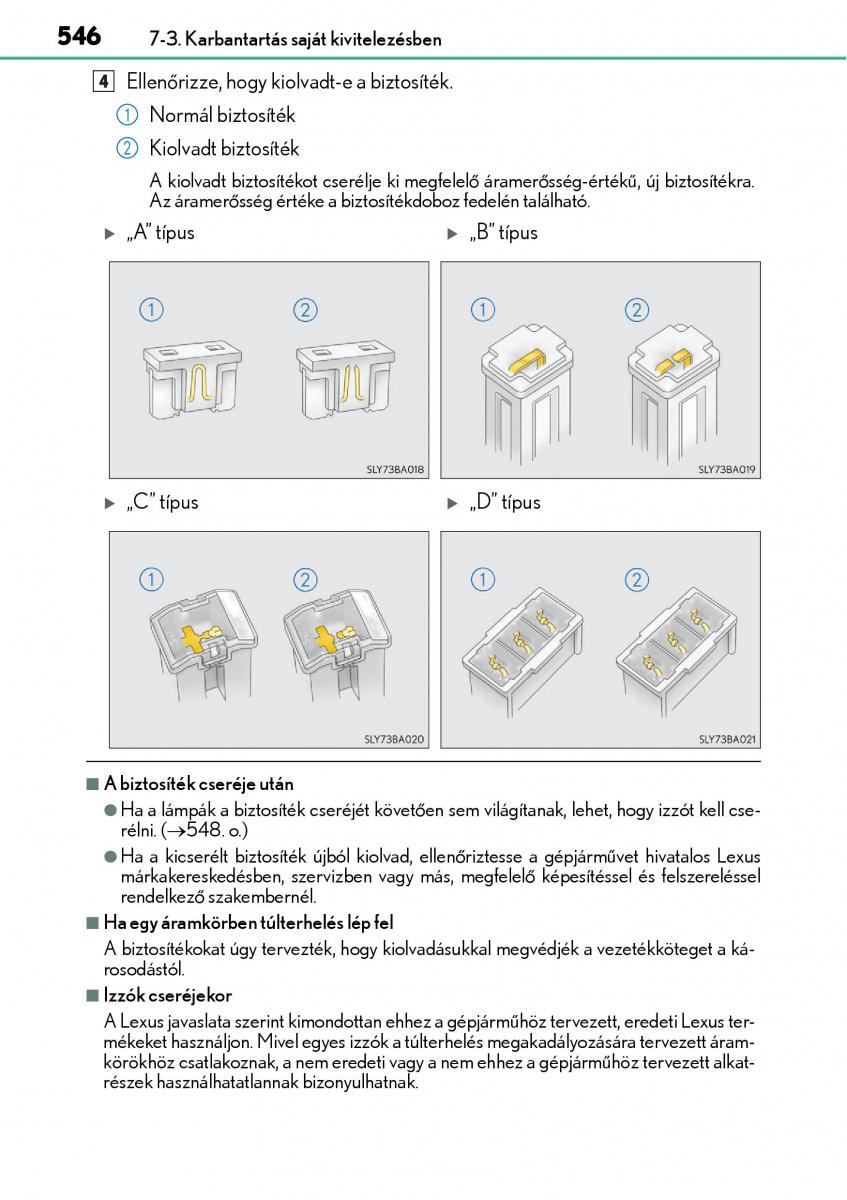 Lexus NX Kezelesi utmutato / page 546