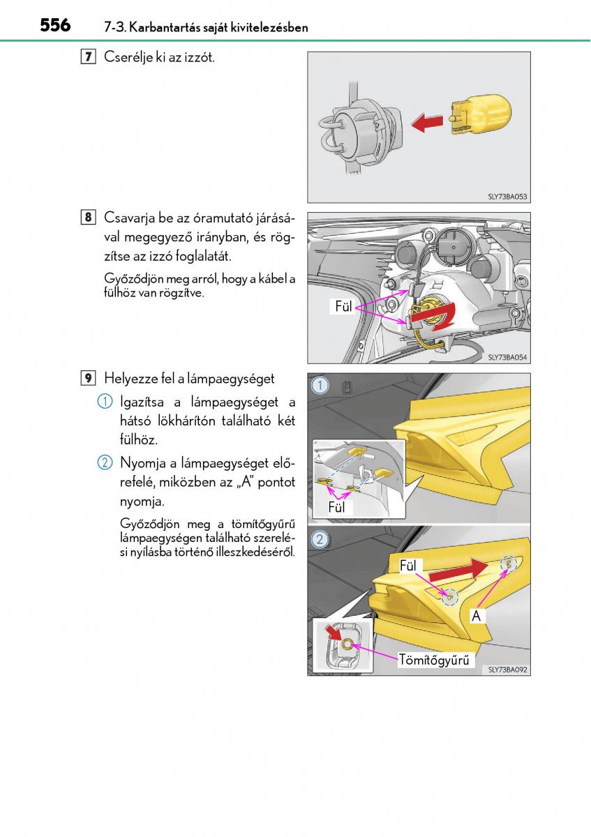 Lexus NX Kezelesi utmutato / page 556