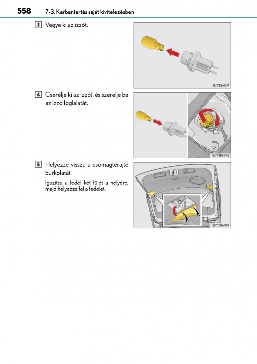 Lexus NX Kezelesi utmutato / page 558