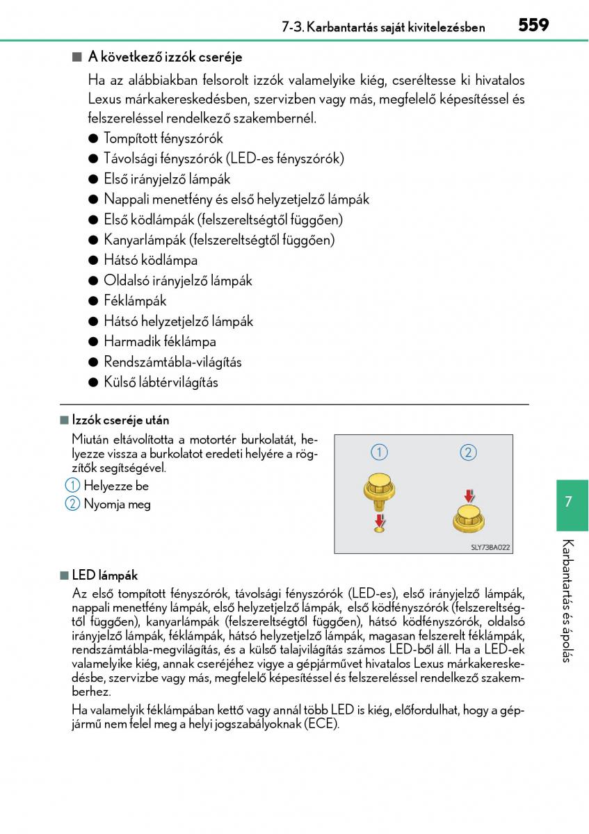 Lexus NX Kezelesi utmutato / page 559