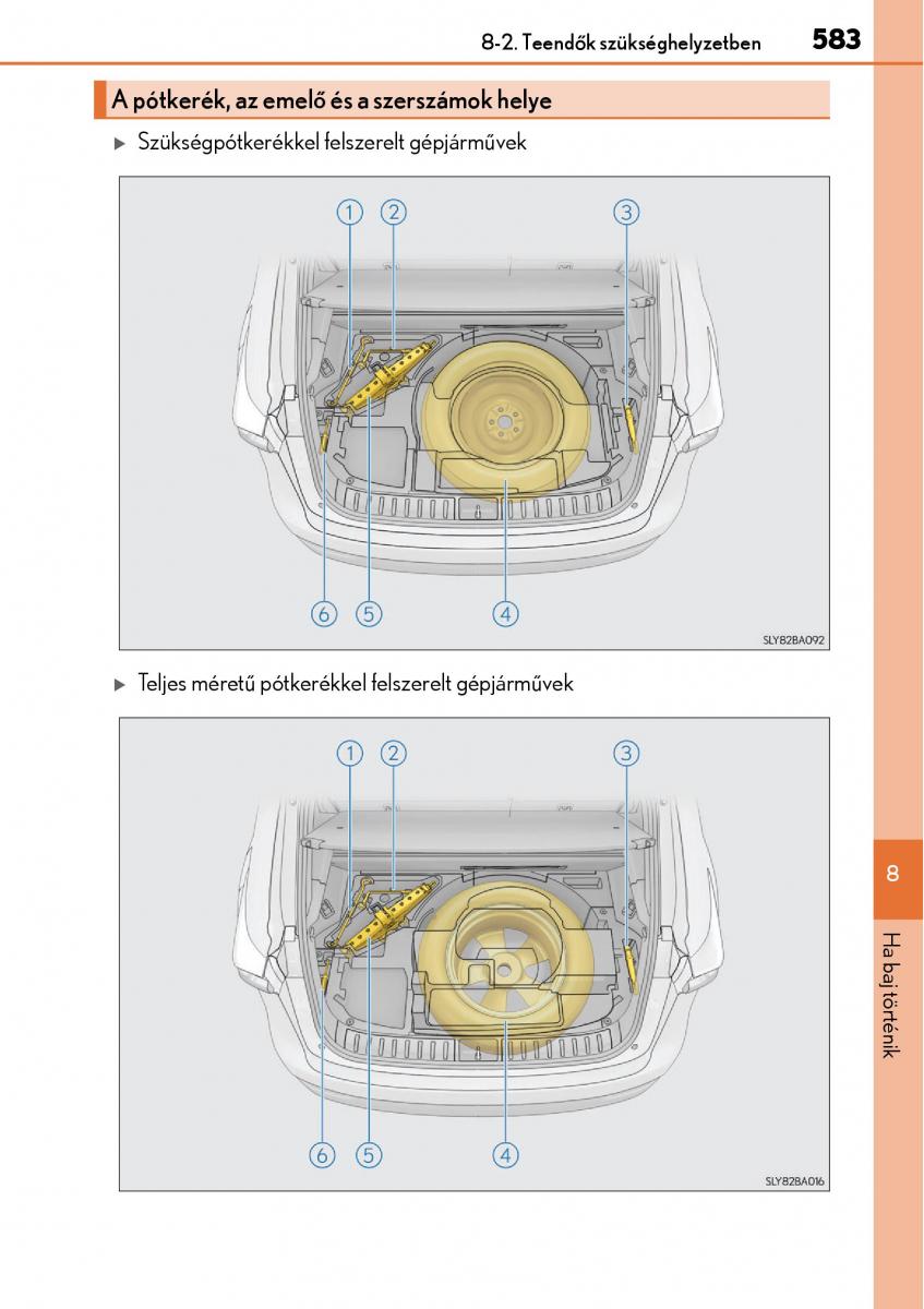 Lexus NX Kezelesi utmutato / page 583