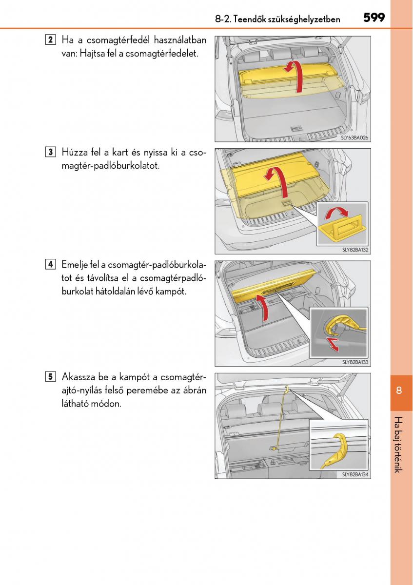 Lexus NX Kezelesi utmutato / page 599