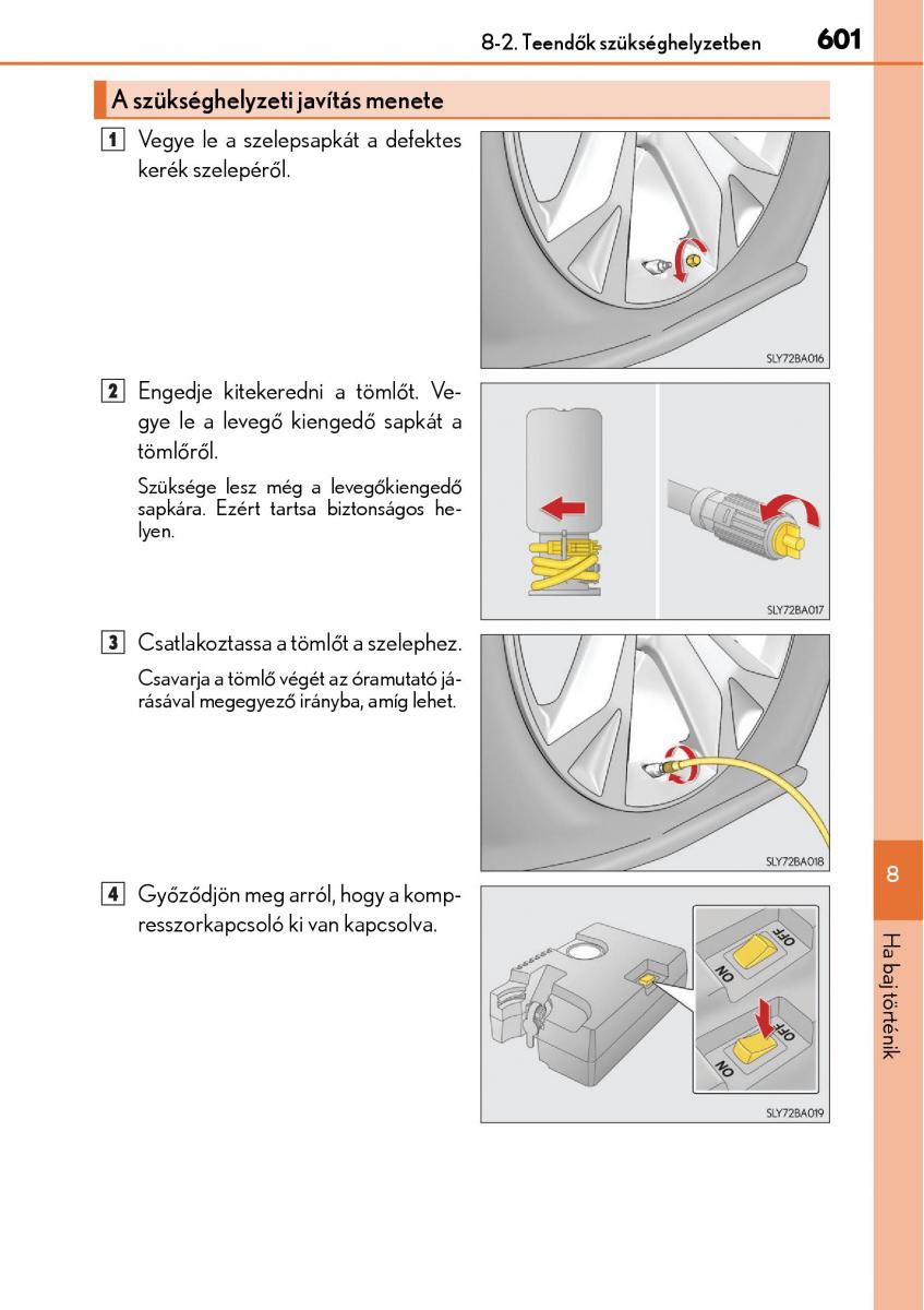 Lexus NX Kezelesi utmutato / page 601