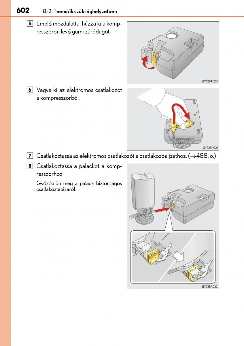 Lexus NX Kezelesi utmutato / page 602