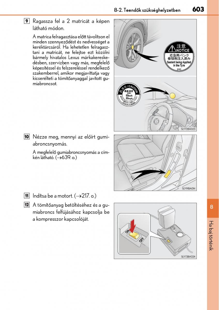 Lexus NX Kezelesi utmutato / page 603