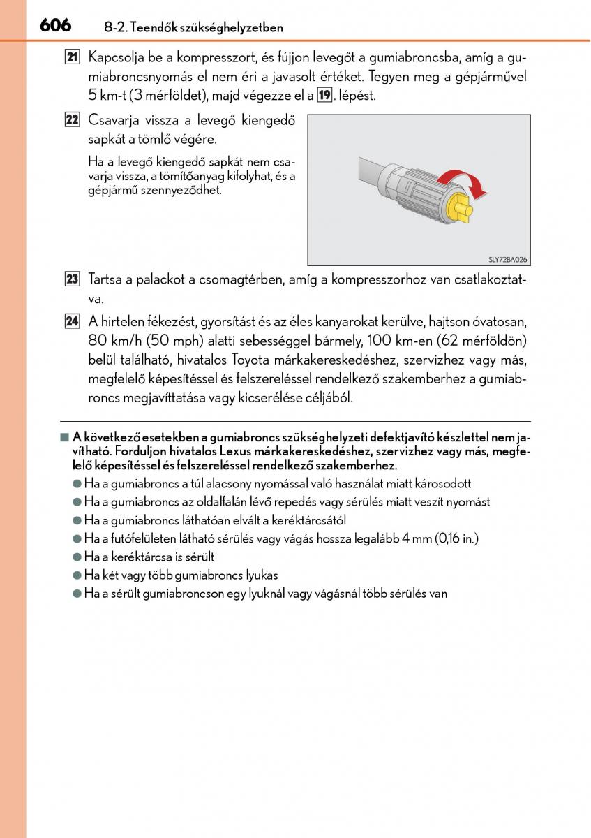 Lexus NX Kezelesi utmutato / page 606