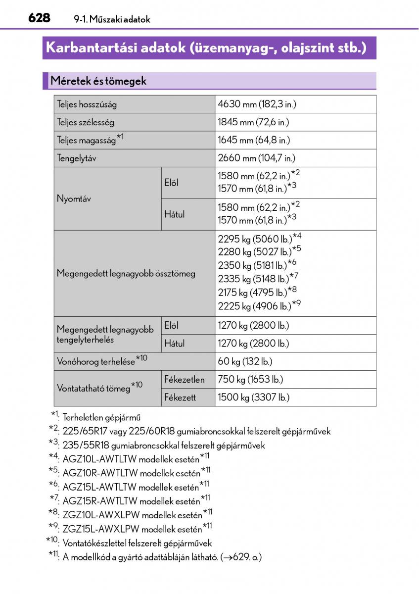 Lexus NX Kezelesi utmutato / page 628