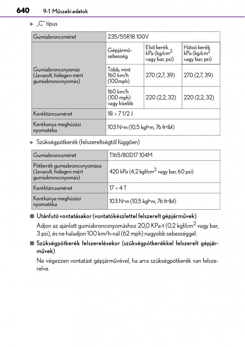 Lexus NX Kezelesi utmutato / page 640