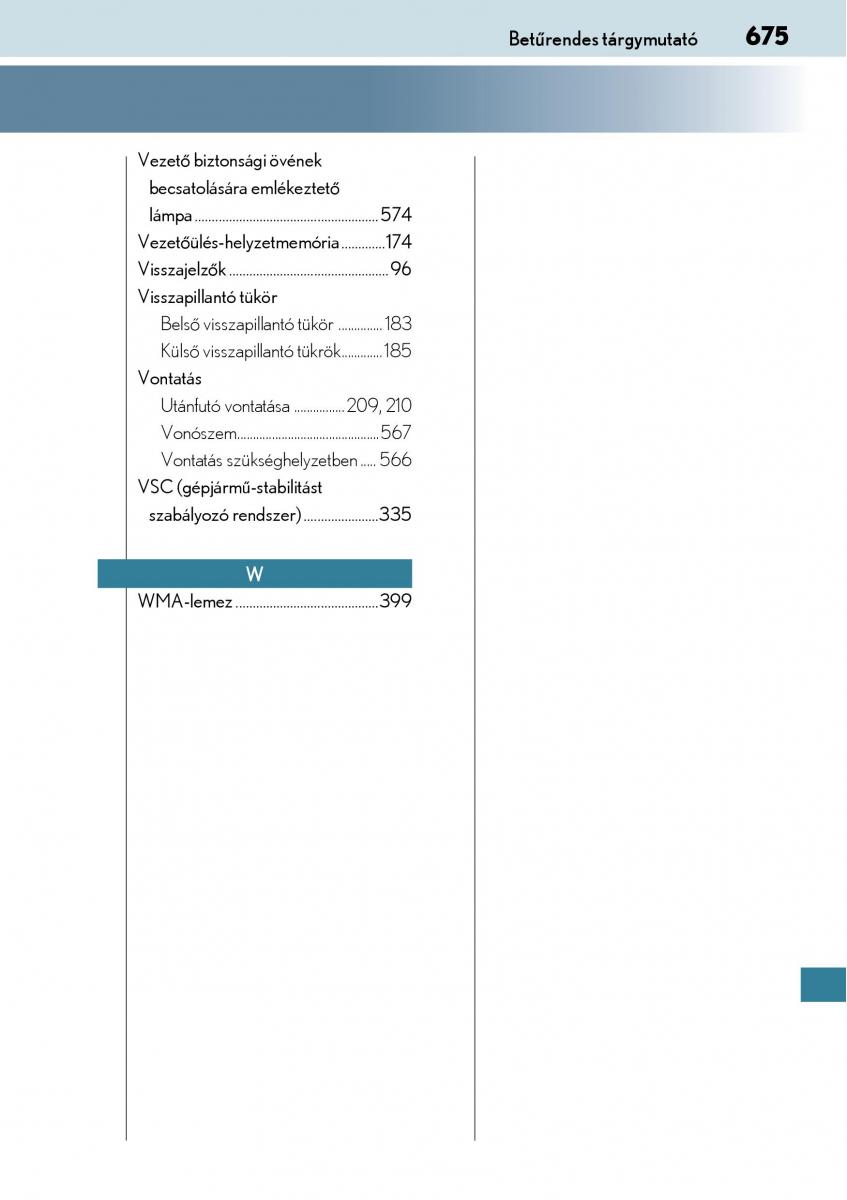 Lexus NX Kezelesi utmutato / page 675