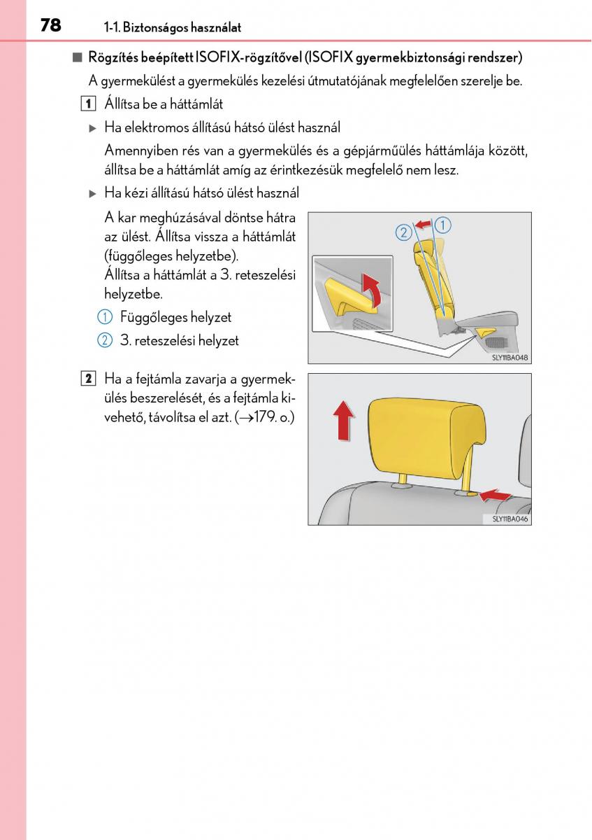 Lexus NX Kezelesi utmutato / page 78