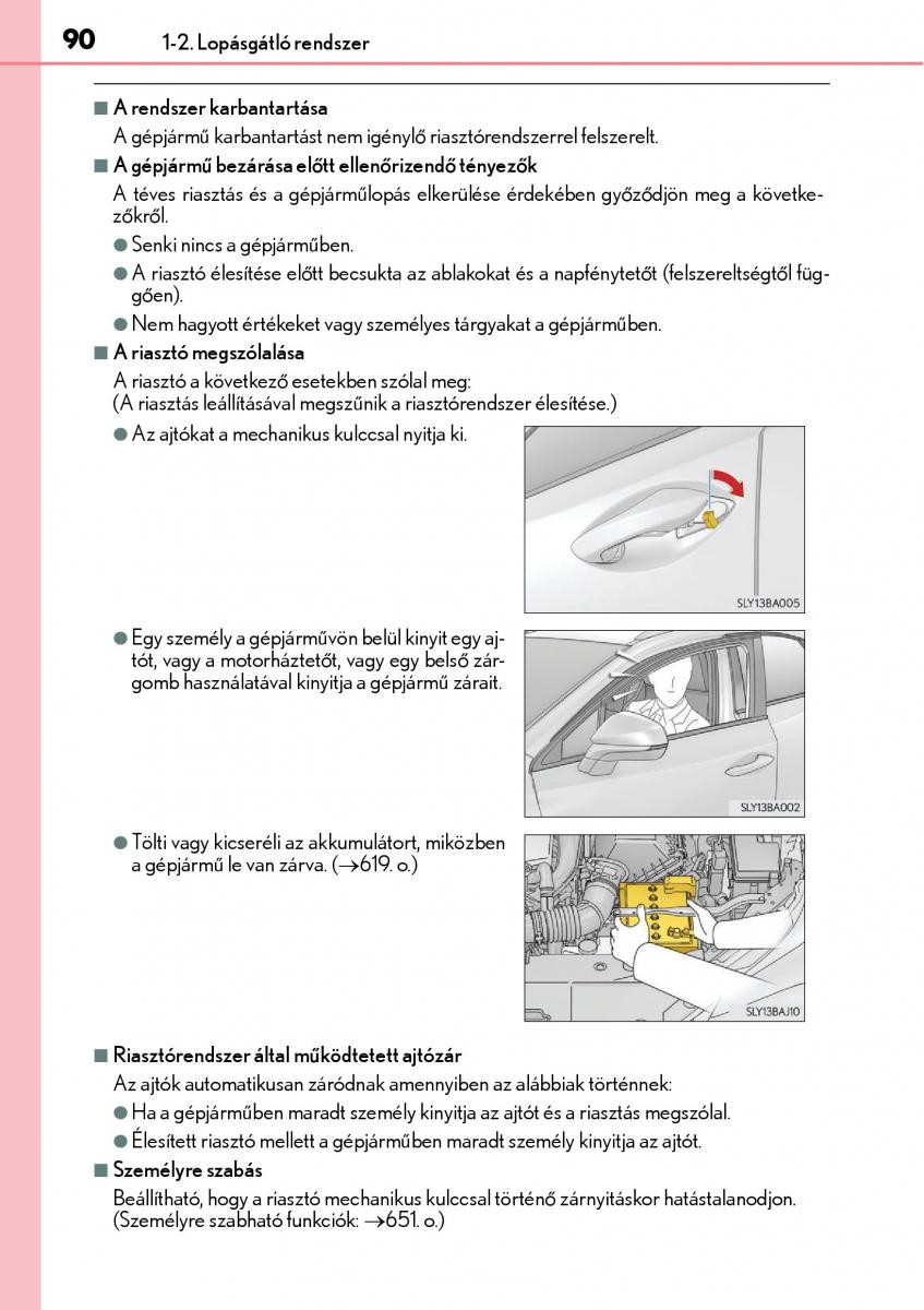 Lexus NX Kezelesi utmutato / page 90