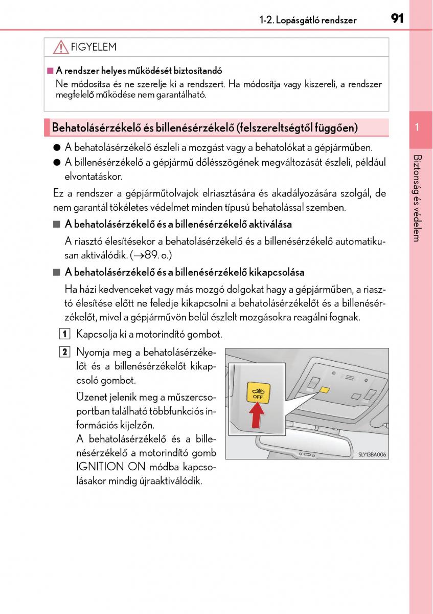 Lexus NX Kezelesi utmutato / page 91