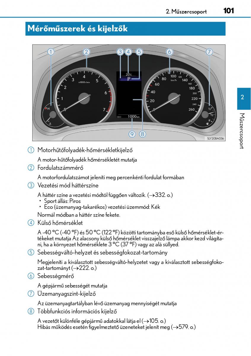 Lexus NX Kezelesi utmutato / page 101