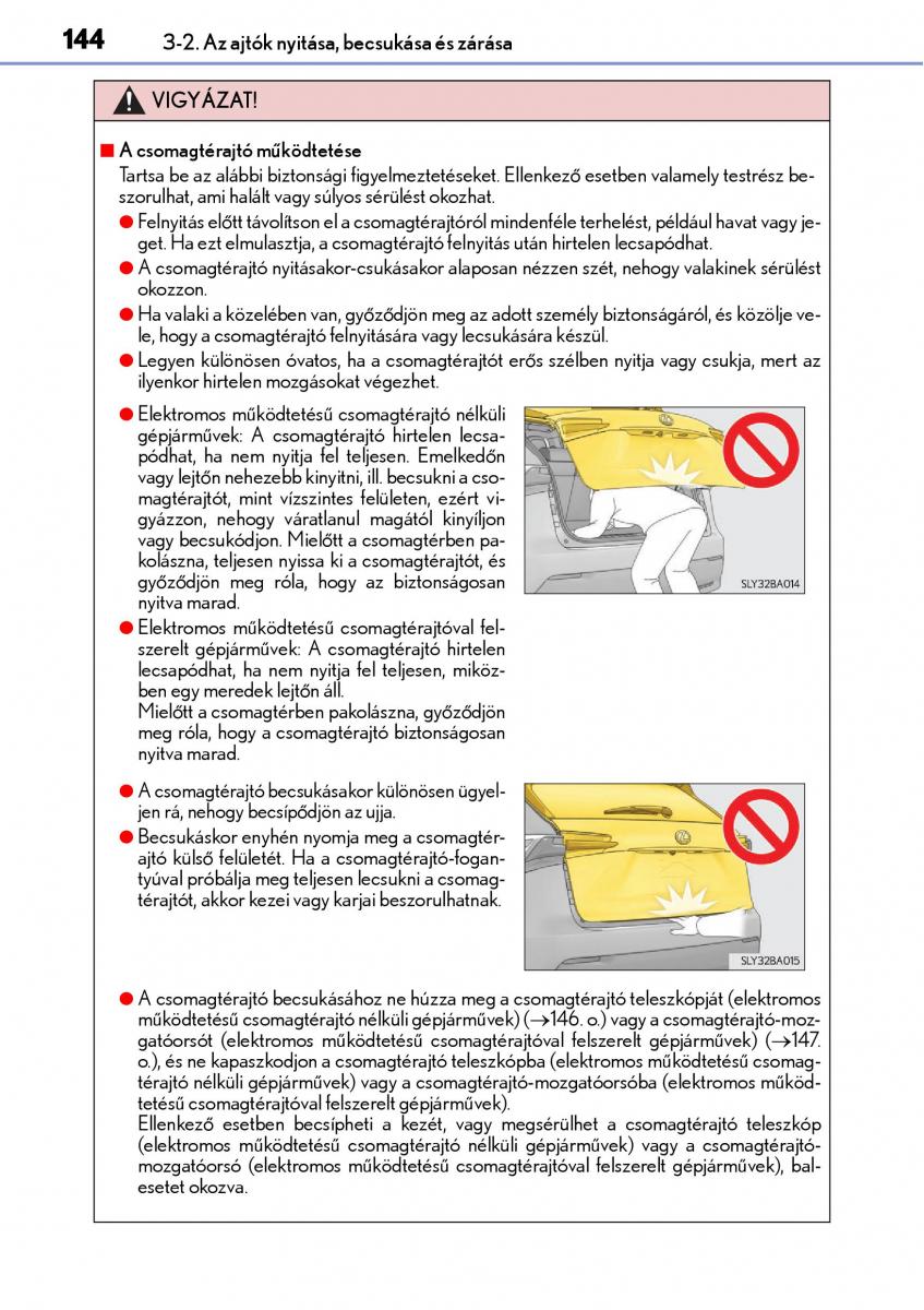 Lexus NX Kezelesi utmutato / page 144