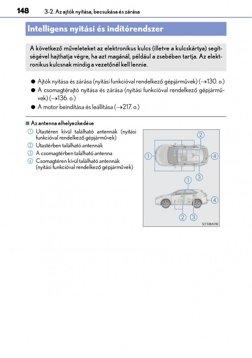 Lexus NX Kezelesi utmutato / page 148