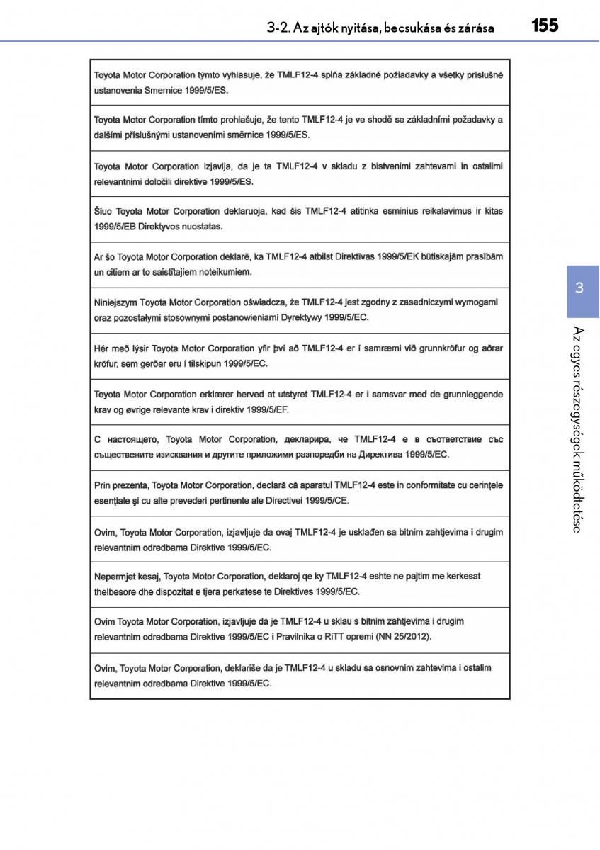 Lexus NX Kezelesi utmutato / page 155